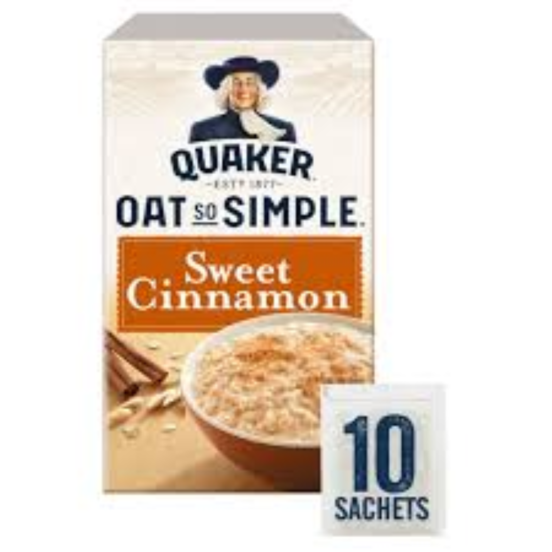 QUAKERS SWEET CINNAMON 330G